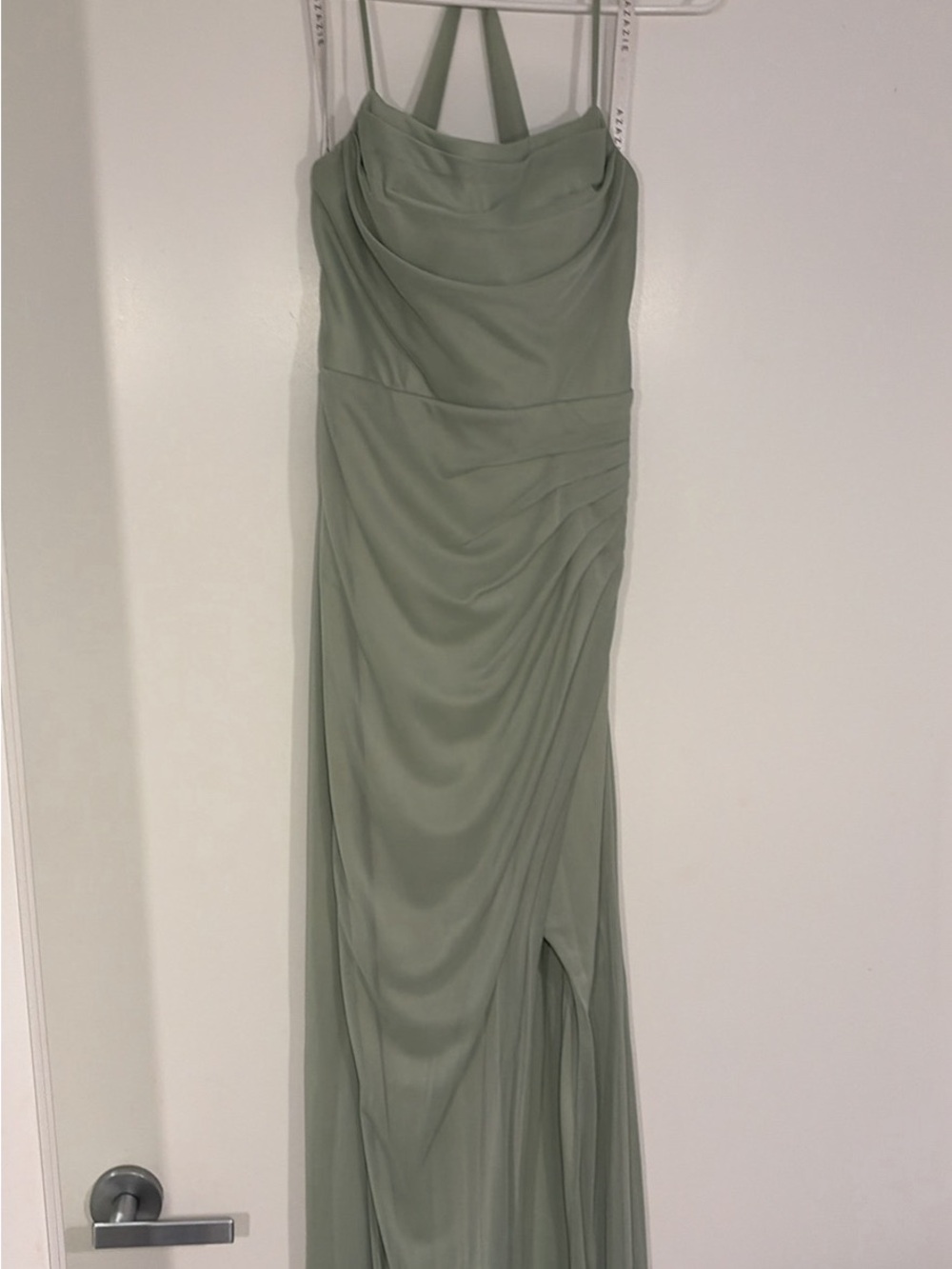 Azazie Sage Green Dress